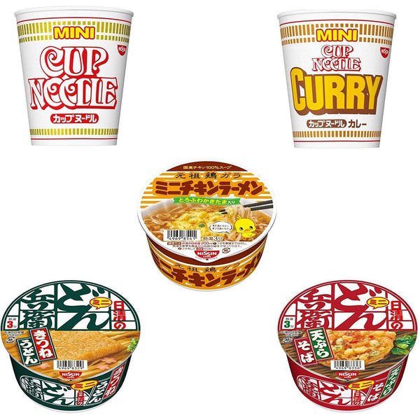 日清 ミニインスタントカップヌードル アソート 5カップ