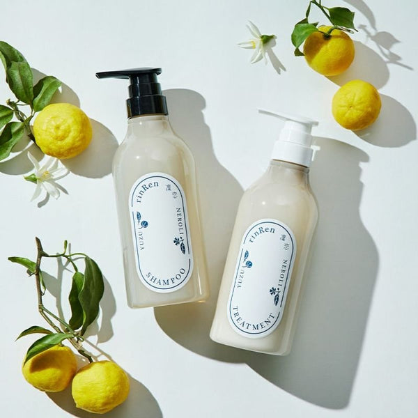 リンレン シャンプー ゆず&ネロリ ヴィーガンヘア スムージングシャンプー 480ml