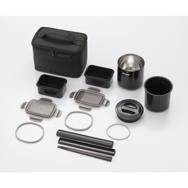 タイガー 保温弁当箱 ブラック LWY-E461-K