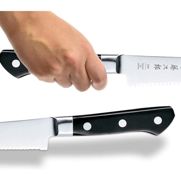 藤次郎 DPコバルトVG10 ブレッドナイフ 3層鋼 ボルスター付き 215mm F-828