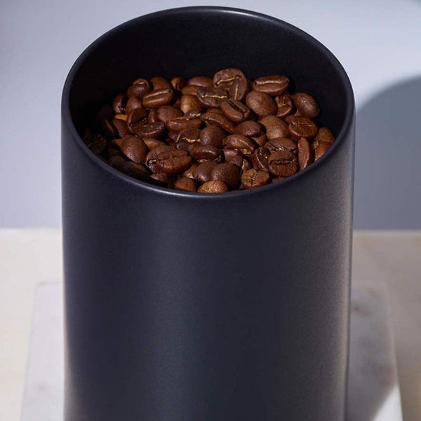 コアーズ 磁器キャニスター 美濃焼 コーヒーキャニスター ブラック C820BK