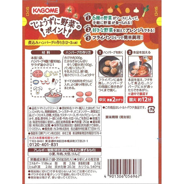 カゴメハンバーグソース 250g