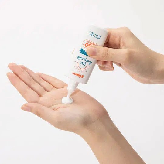 ピジョン ベビー日焼け止め UV ベビーミルク ウォータープルーフ SPF50+ 50g