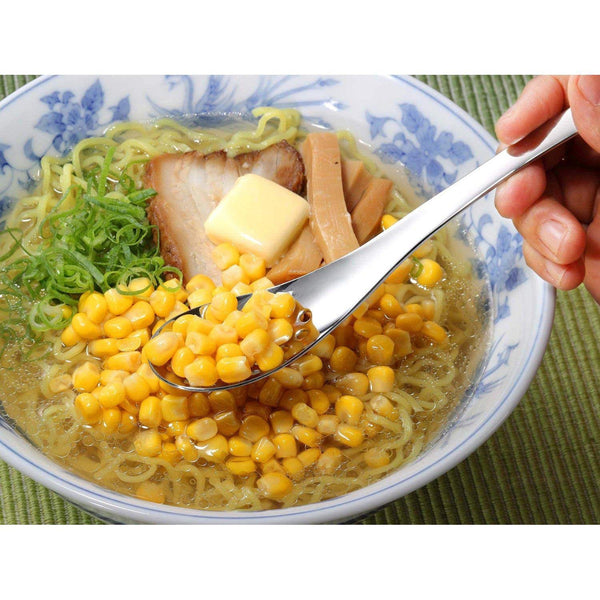 下村製作所 ステンレス製 溝付きレンゲスプーン(5本組)