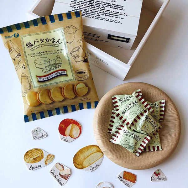 宝製菓 カマンベールチーズ入り塩バターサンドビスケット(3個入り)