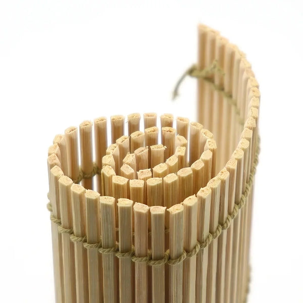 木屋 天然研磨竹巻きすし台(日本製)27cm