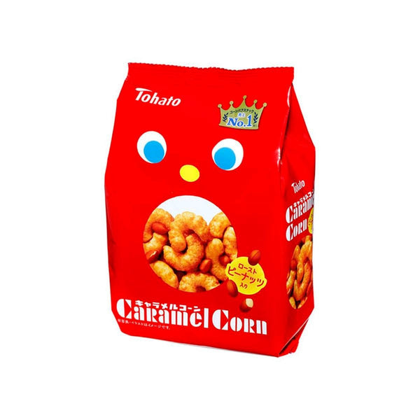 東ハト キャラメルコーンパフ ピーナッツ入り 70g (3袋入り)