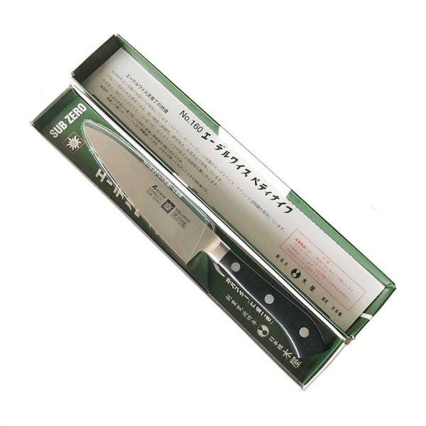 Kiya No.160 エーデルワイス鋼 日本製ペティナイフ 12cm