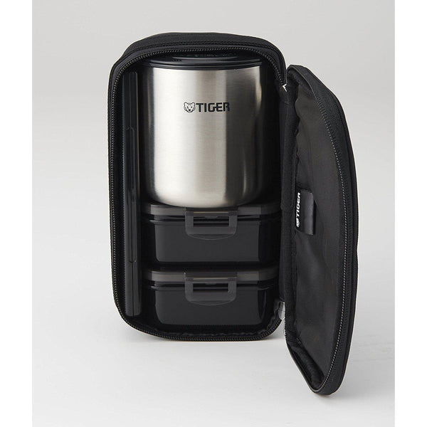 タイガー 保温弁当箱 ブラック LWY-E461-K