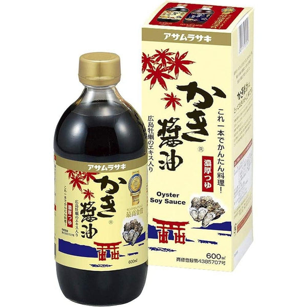 アサムラサキ かき醤油 天然牡蠣醤油 600ml