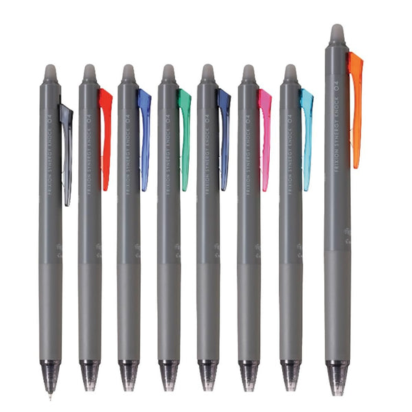 パイロット フリクション シナジーノック 消せるゲルインクペン 8色パック 0.4mm