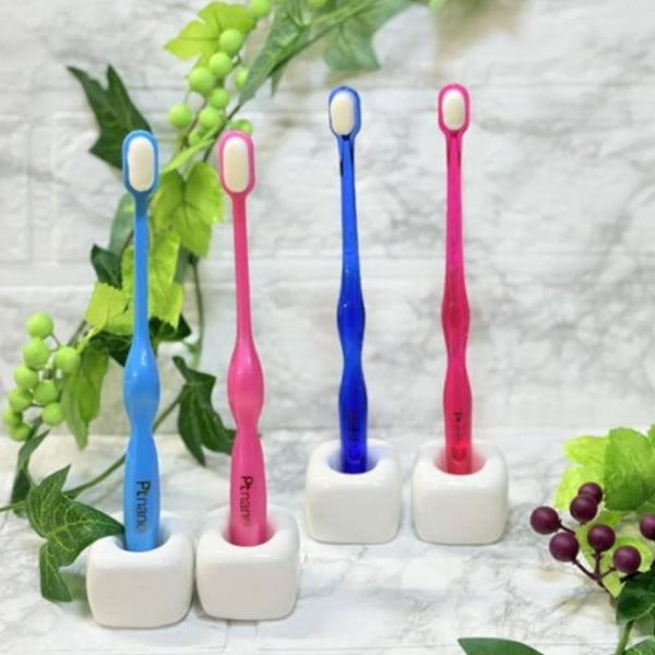 Ptnano Manmou 超高密度ソフト毛 コンパクトヘッド 歯ブラシ 18cm