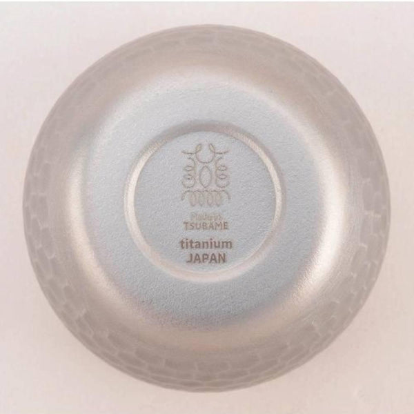 Ptygrace チタン製 槌目模様 盃 二重壁断熱 60ml