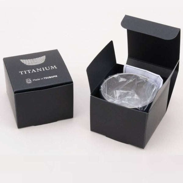 Ptygrace チタン製 槌目模様 盃 二重壁断熱 60ml