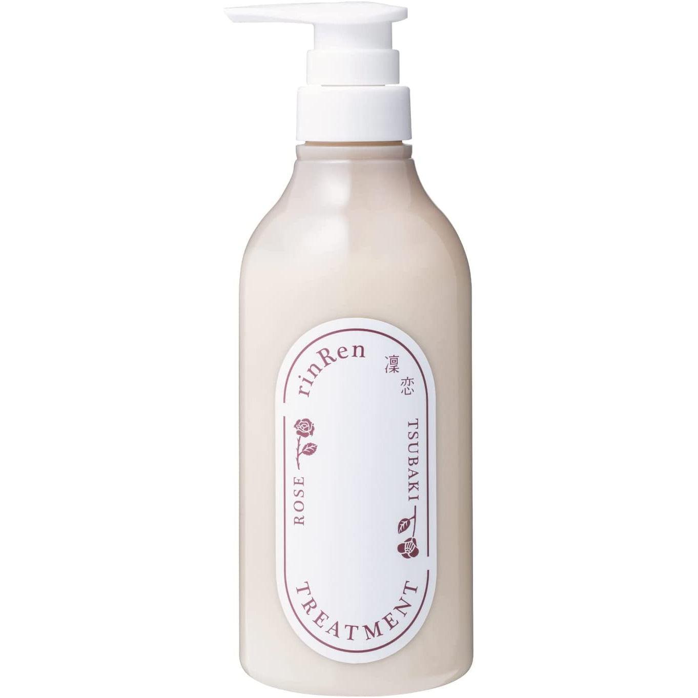 リンレン トリートメント ローズ&ツバキ ヴィーガンヘアリペアトリートメント 480ml