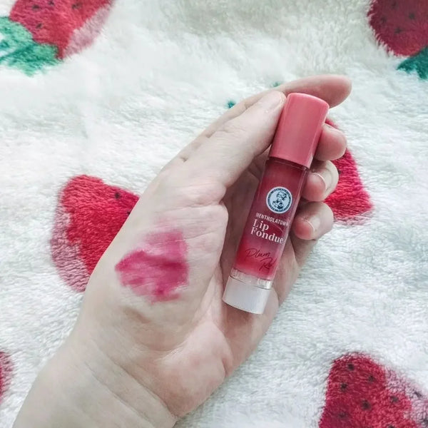 ロート製薬 メンソレータム リップフォンデュ プラムレッド モイスチャライジング リップグロス 3.2g