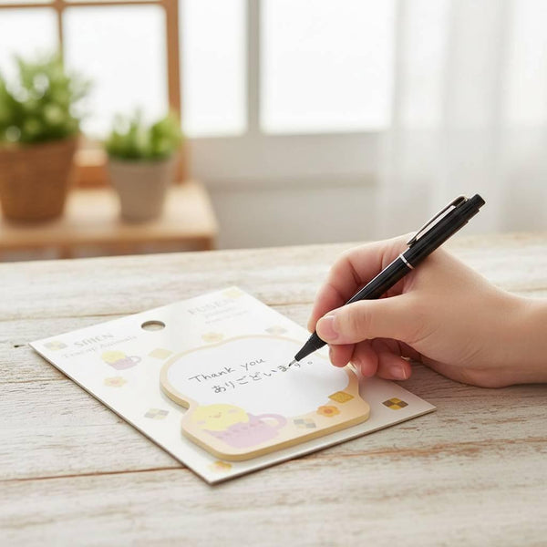 彩園 付箋 かわいいティーカップ ひよこデザイン 30枚