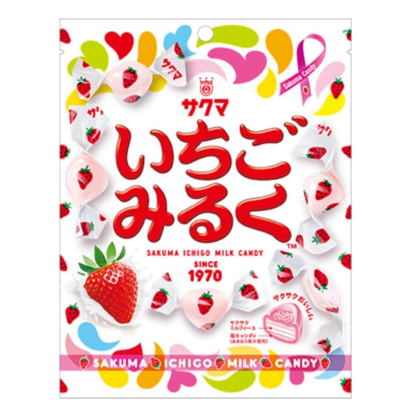 サクマ いちごミルク 福岡いちごクリームキャンディ 83g