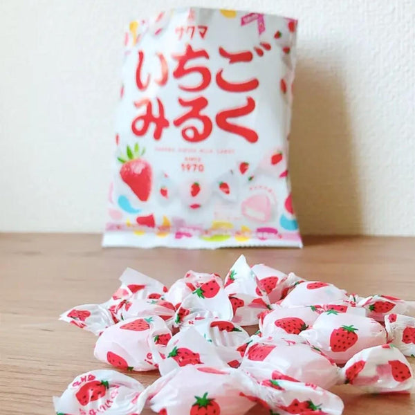 サクマ いちごミルク 福岡いちごクリームキャンディ 83g