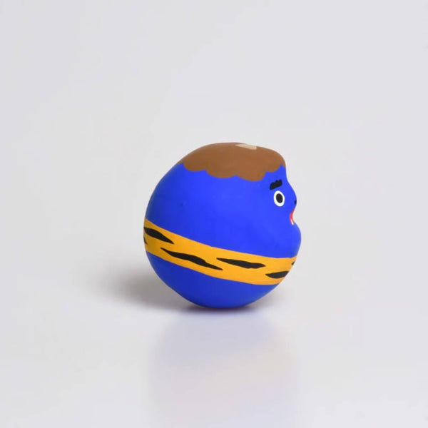 白河鬼 青鬼だるま 縁起物 4.5cm