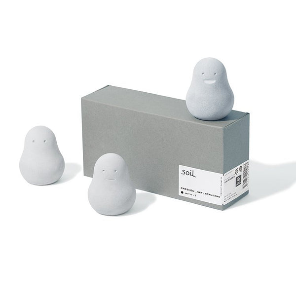 ソイルフレッシュン 珪藻土 靴用消臭剤(3個入り)