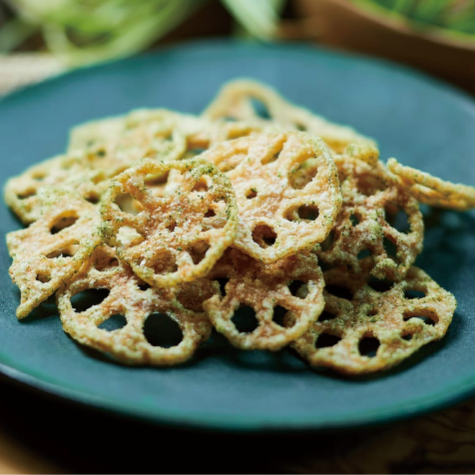 総甘海苔レンコンチップス 日本の海藻風味レンコンチップス 18g (6個パック)