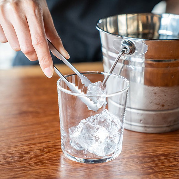 ステンレス製アイストング カクテルアイスキューブトング 155mm