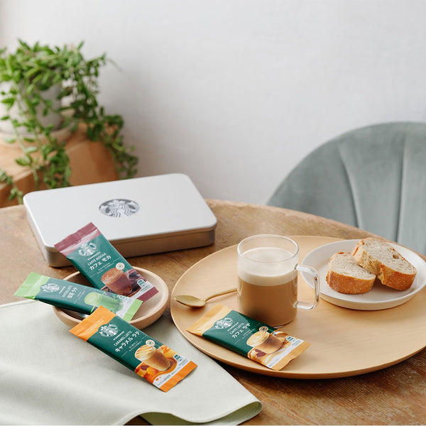 スターバックス プレミアムミックス サンプラー インスタントティー&コーヒー パケット ギフトボックス