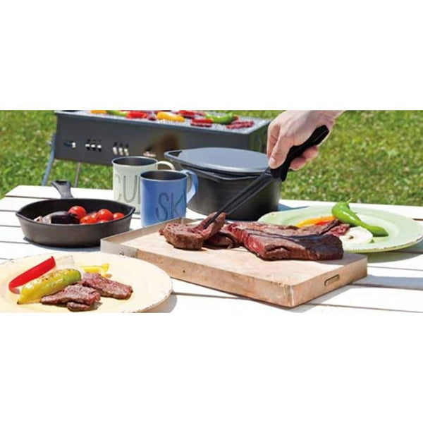Todai マットブラック ステンレススチール 焼肉 BBQ クレバートング 240mm
