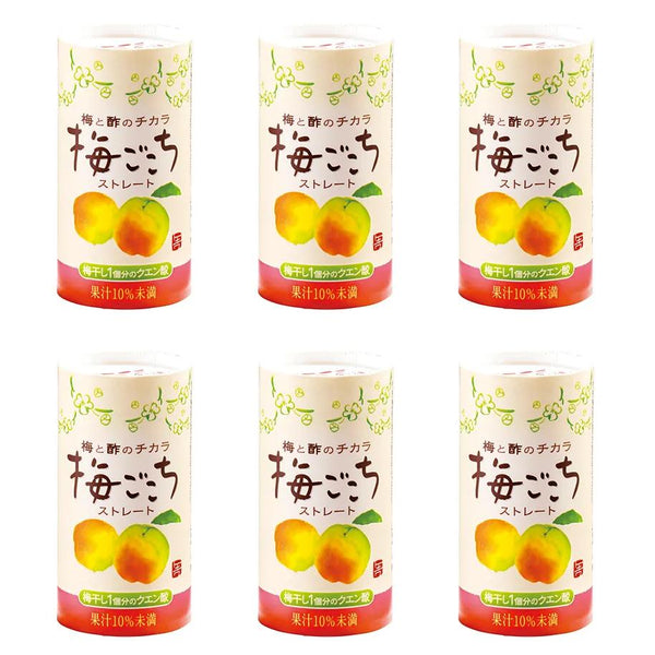 トキワ 梅ごこちストレート(梅風味酢ドリンク)125ml(6本入り)