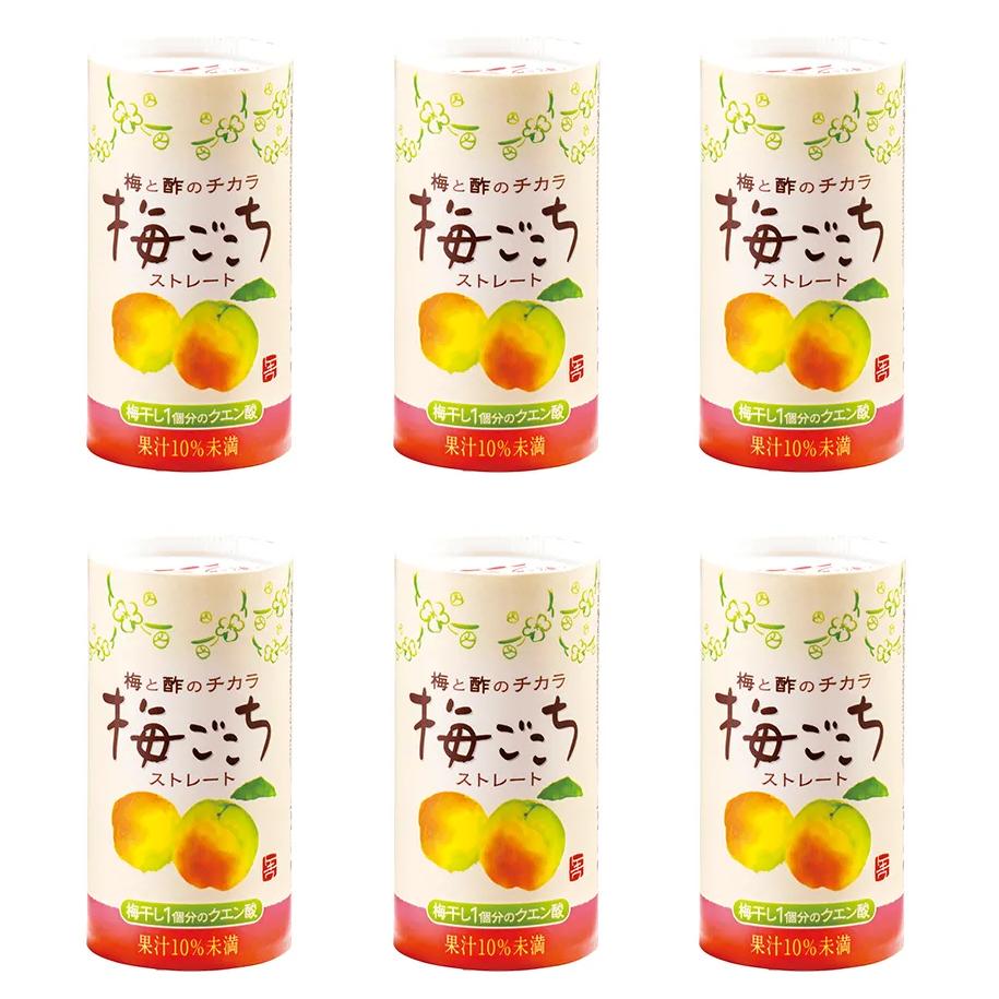 トキワ 梅ごこちストレート(梅風味酢ドリンク)125ml(6本入り)
