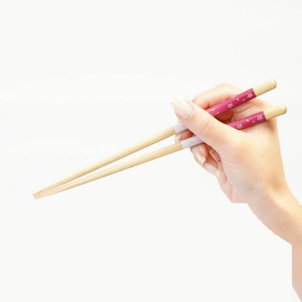 本当にすべりにくい箸 食洗機対応 ピンクブロッサム 21cm