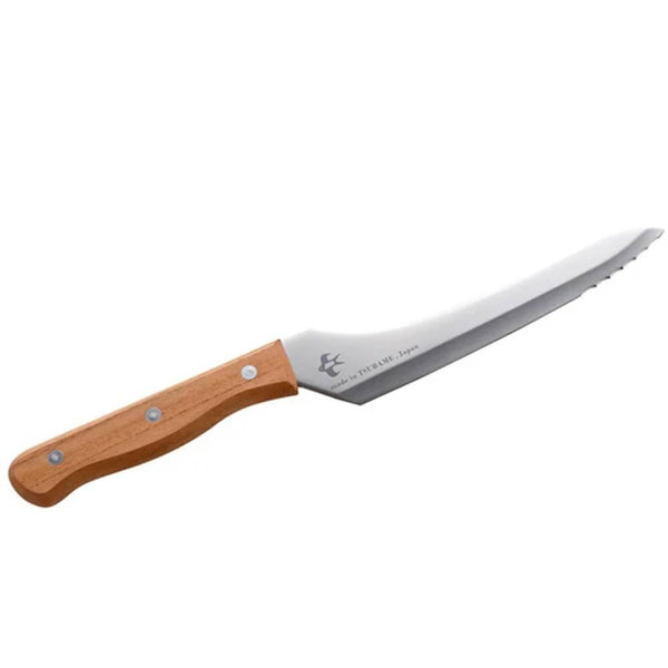 燕 ミニブレッドナイフ 木柄パン切りスライサー 31.5cm
