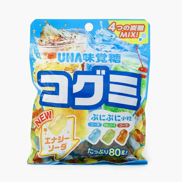 UHAみかくて炭酸グミキャンディ 4フレーバーミックス 80g
