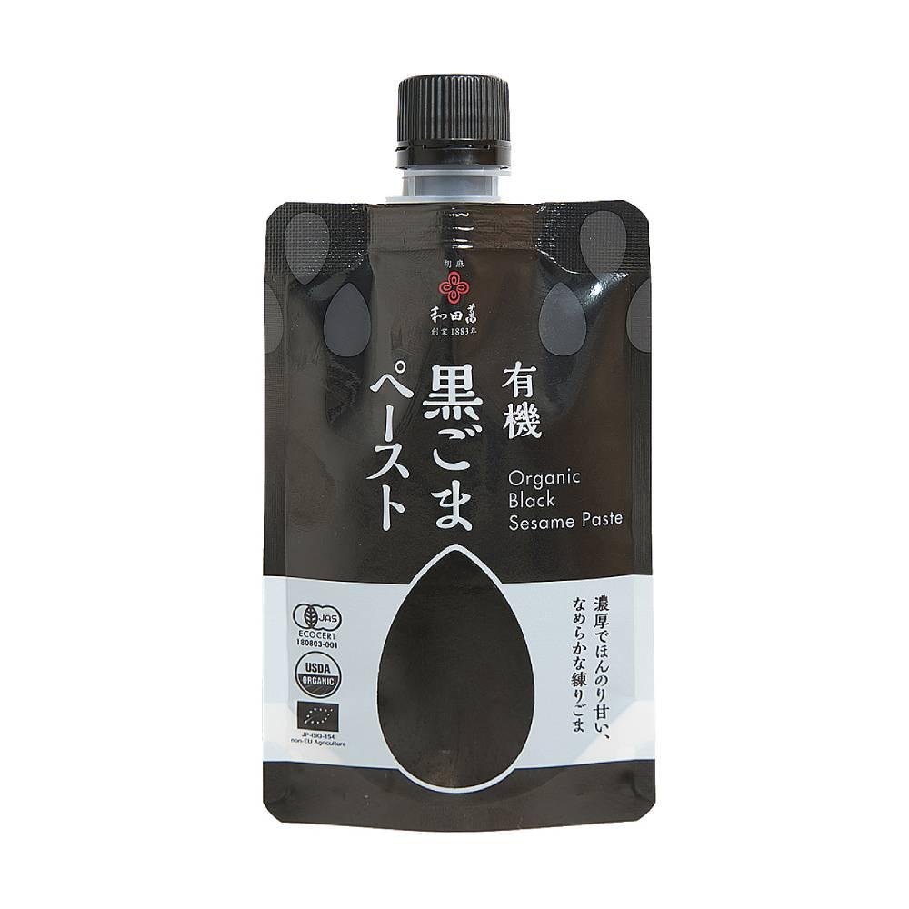 ワダマン 有機黒ごまペースト ドレッシング、スプレッド、ディップ用 80g