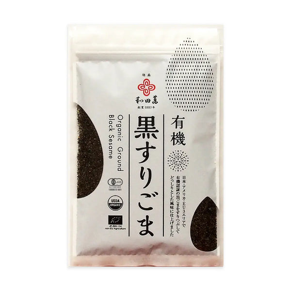 ワダマン 有機焙煎黒ごま(挽きごま) 豊かな香り 50g