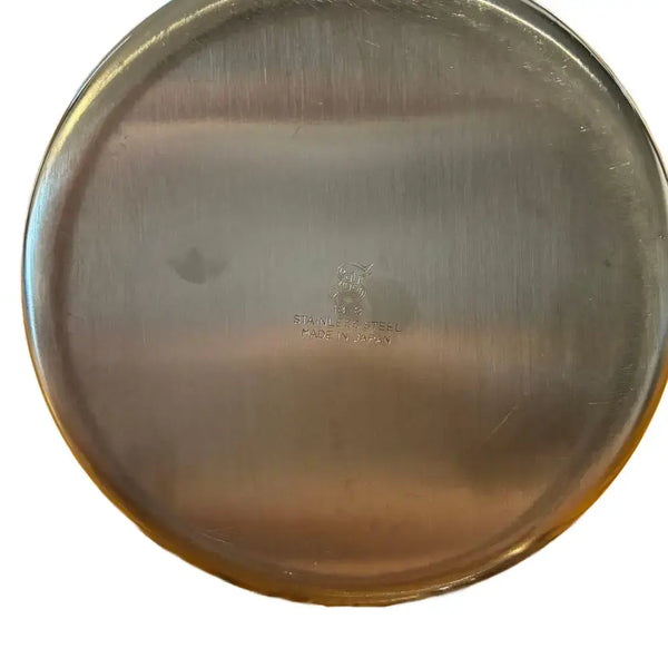 和田助 砂糖入れ 蝶番付 ステンレス製 シュガーポット 400ml