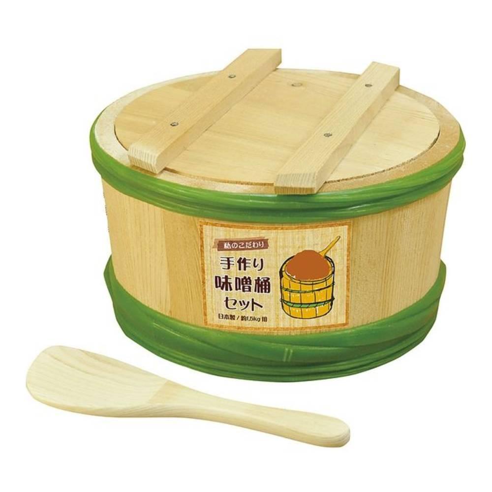 自家製味噌用木製熟成樽 1.5kg