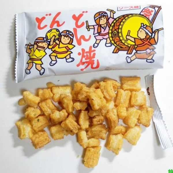 やおきん どんどん焼き 和風パフスナック ソース味(15個入り)