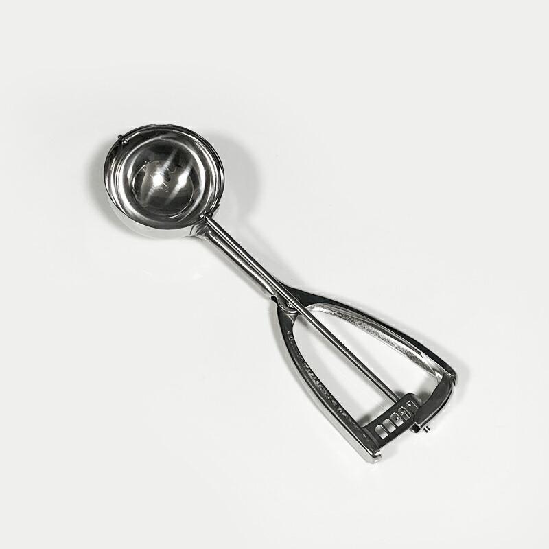 ユキワ ステンレス ディッシャー アイスクリーム クッキースクープ 大 80ml