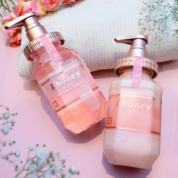 &honey メルティモイストリペアシャンプー1.0 (国産はちみつシャンプー) 440ml