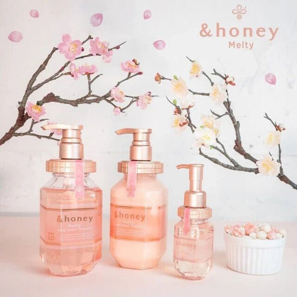 &honey メルティモイストリペアシャンプー1.0 (国産はちみつシャンプー) 440ml