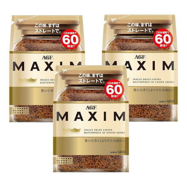 AGF マキシム フリーズドライ インスタントコーヒー(3袋入り)