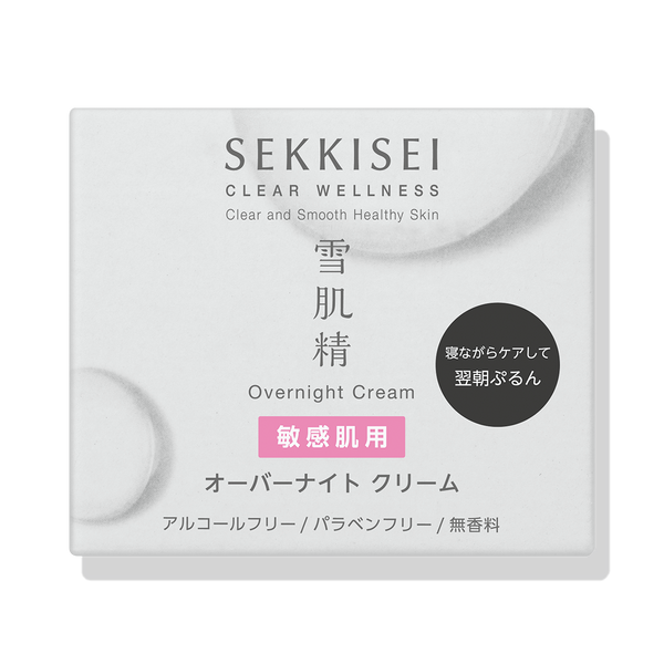雪肌精 オーバーナイトフェイスクリーム 低刺激性 パラベンフリー 保湿クリーム 40g