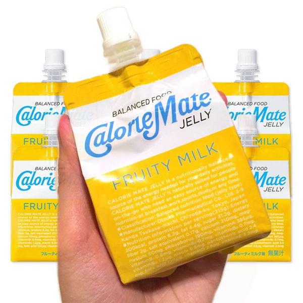 大塚 カロリーメイトゼリー バランス栄養ゼリー飲料 フルーツミルク 215g×6個