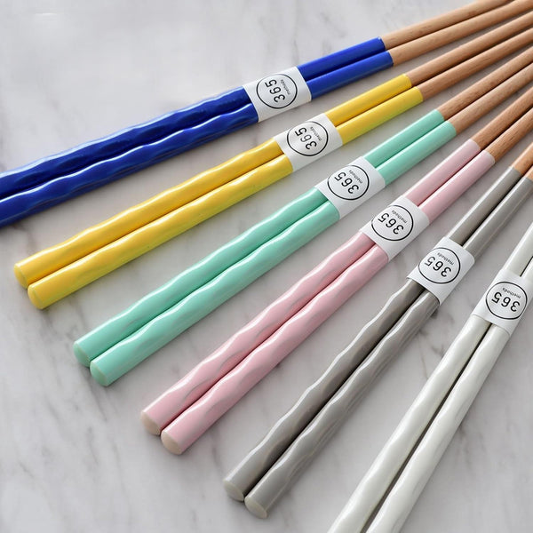 365methods 食洗機対応 抗菌彫刻箸 23cm