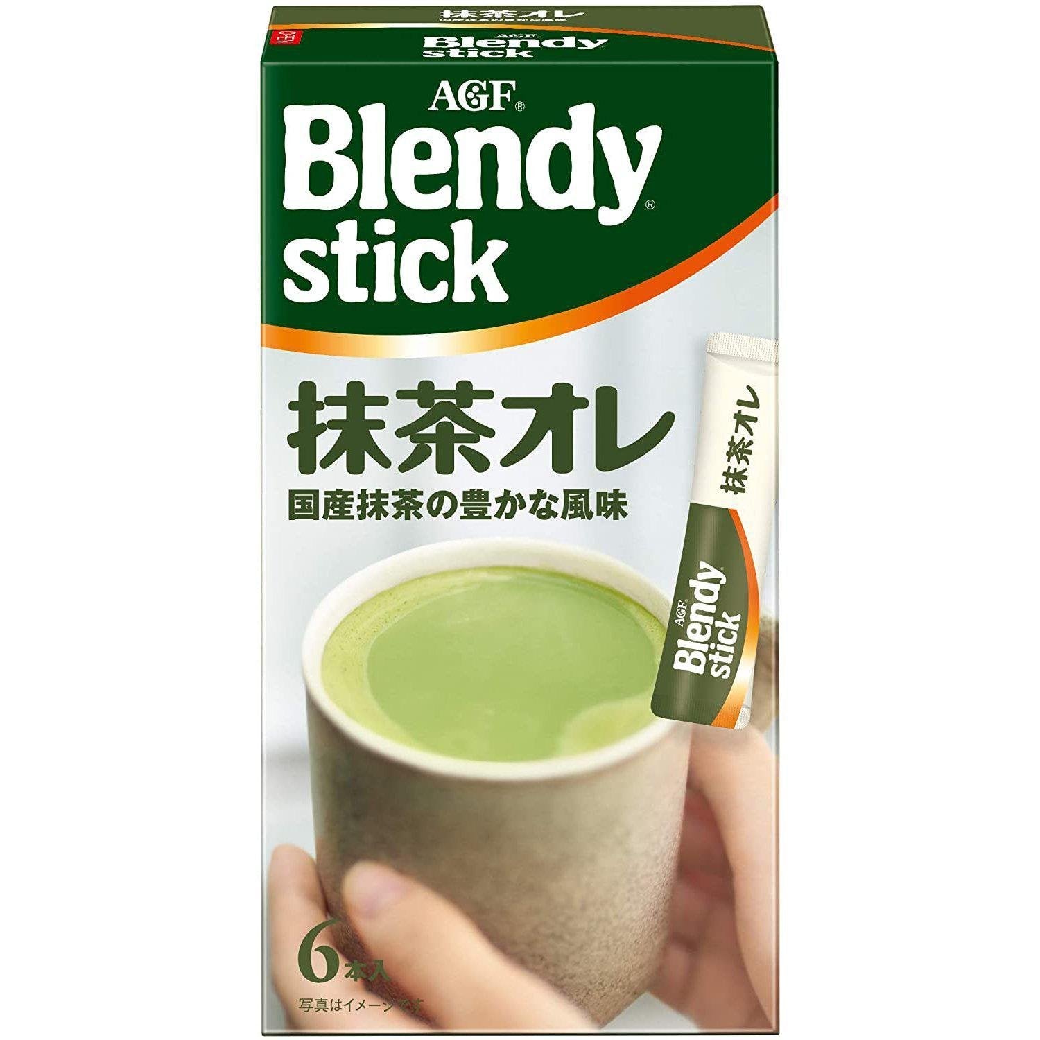 AGF ブレンディスティック 抹茶オーレ（ブレンディグリーンティーラテ）6本