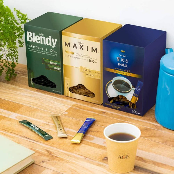 AGF インスタントブラックコーヒー コーヒーショップブレンド 100本入り