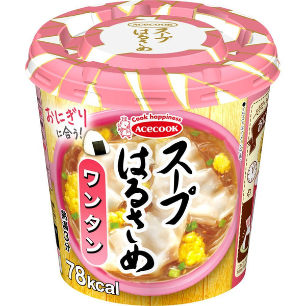 エースコック はるさめ春雨＆ワンタンスープ 22g（6個入り）