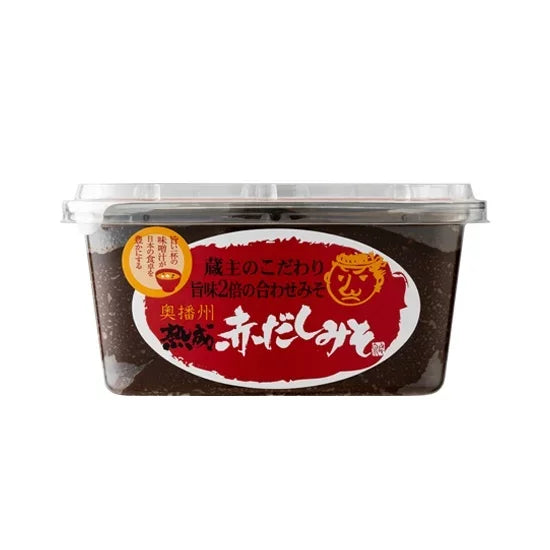 足立熟成赤味噌 天然発酵赤味噌 500g